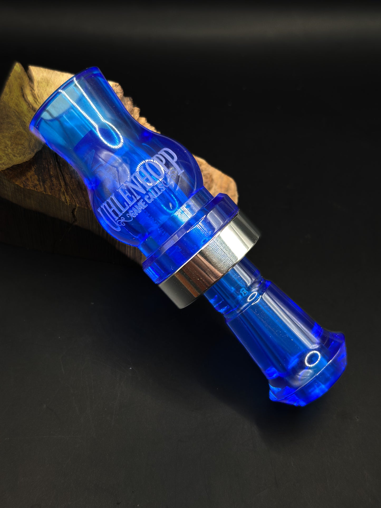 Mud Hen Single Reed Transparent Blue Acrylic